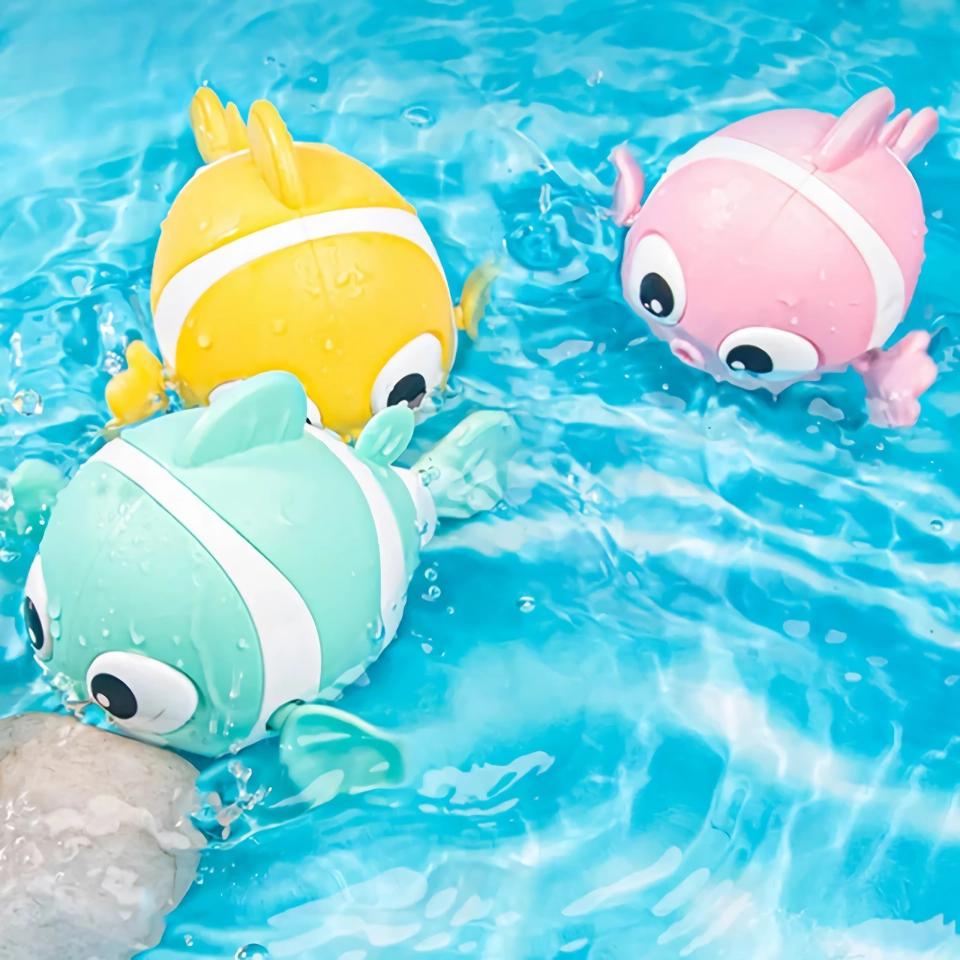 Baby Bath Wind-Up Swimming Fish Toy Baby Care Kids & Babies