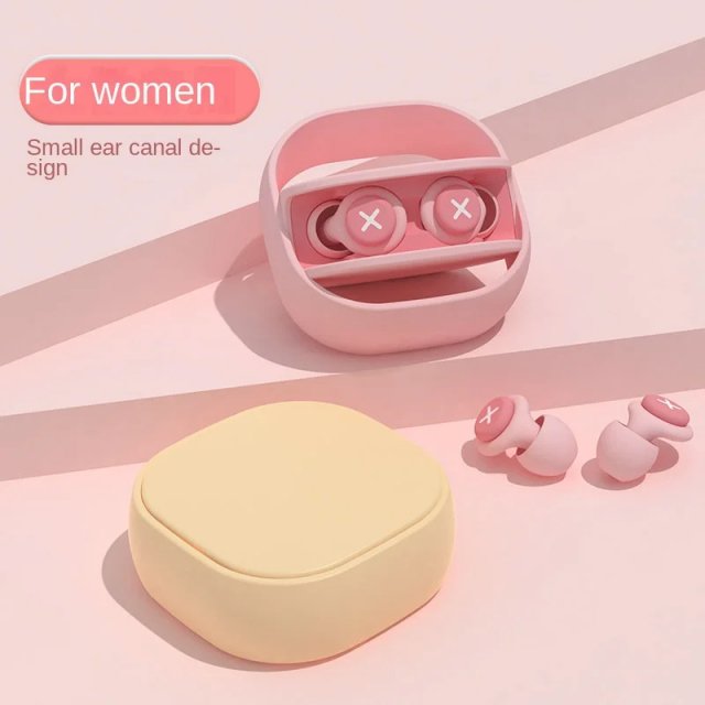 Silicone Sleep Noise Cancelling Ear Plugs - Image 5