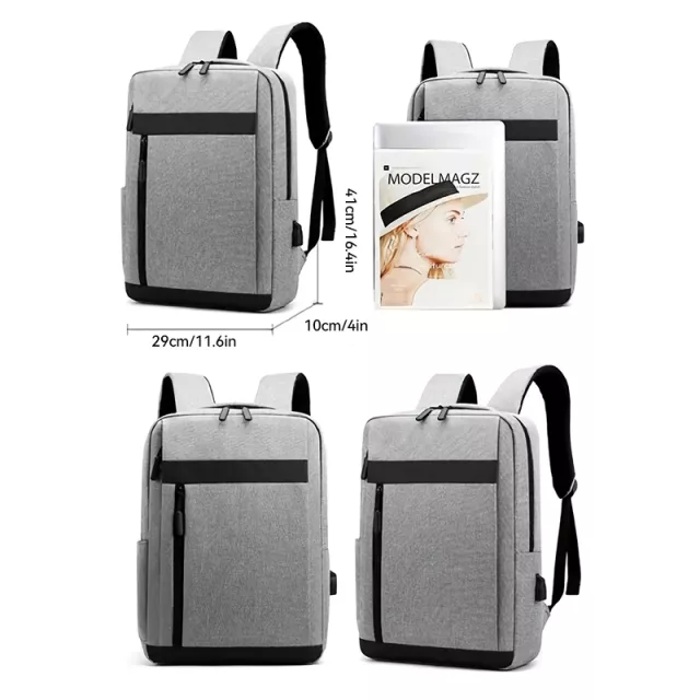 Waterproof Business Backpack with USB Charging Port - Image 7