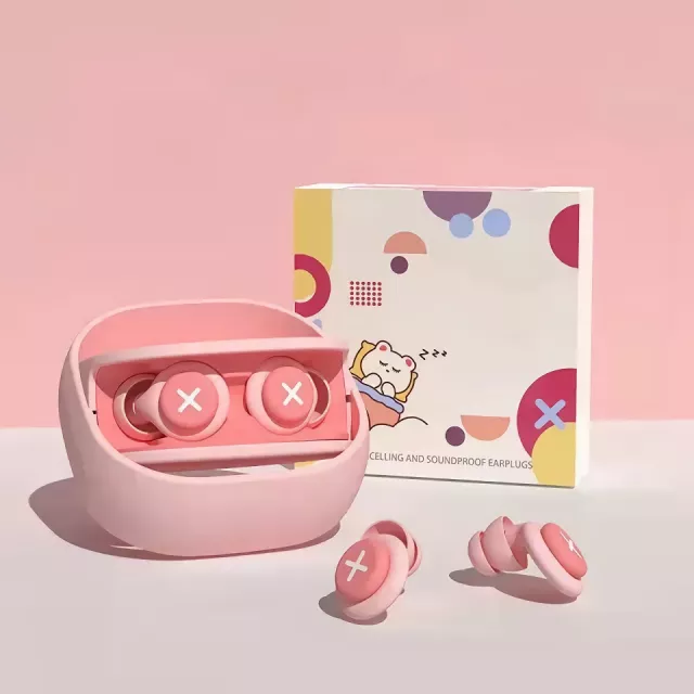 Silicone Sleep Noise Cancelling Ear Plugs - Image 2