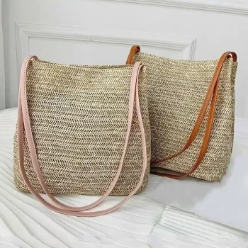 Bohemian Straw Woven Shoulder Bag