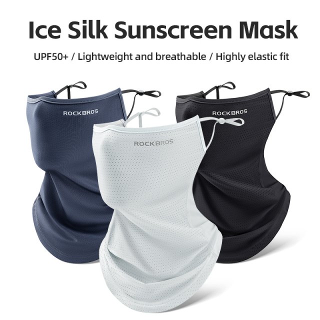 Summer Ice Silk UV Mask - Breathable Face & Neck Protection Bandana - Image 4