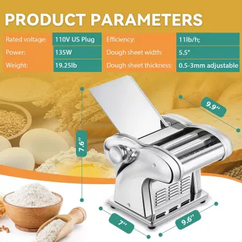 Premium Stainless Steel Pasta Maker