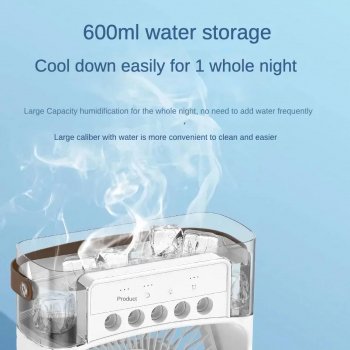 Portable 3-Speed Air Cooler & Humidifier