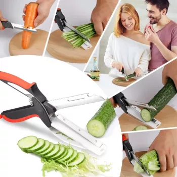 6-in-1 Stainless Steel Multipurpose Kitchen Scissors