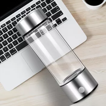 Dual Chamber Hydrogen Oxygen Ionizer Water Bottle