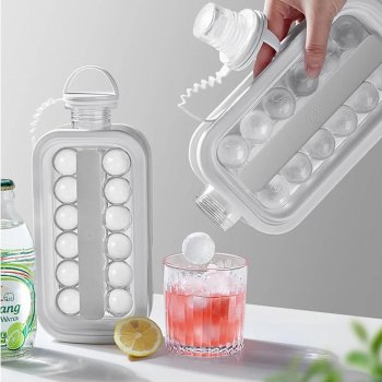 2-in-1 Portable Silicone Ice Ball Maker
