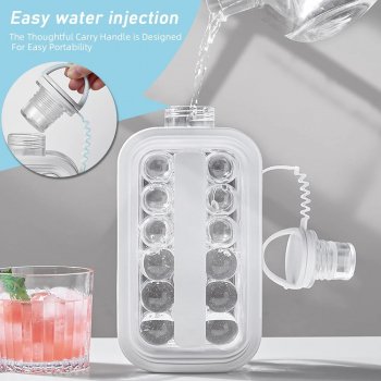 2-in-1 Portable Silicone Ice Ball Maker