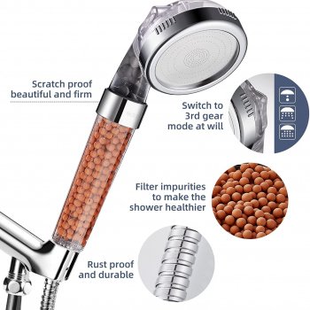 High-Pressure Rainfall Spa Shower Head
