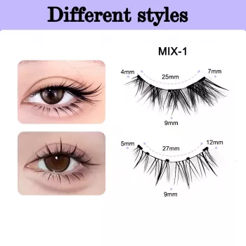 Magnetic False Eyelashes & Curler Set