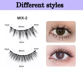 Magnetic False Eyelashes & Curler Set