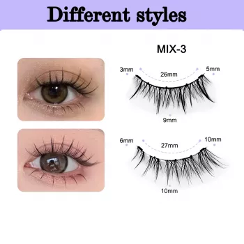 Magnetic False Eyelashes & Curler Set