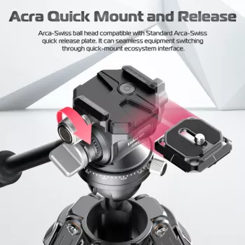 Carbon Fiber Professional Travel Tripod