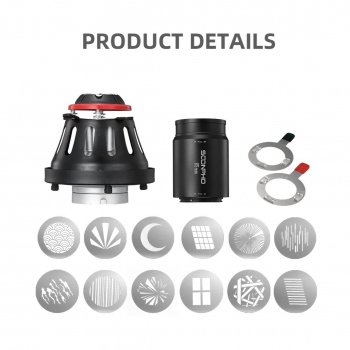 Focalize Conical Snoot for Bowens Mount Flash - Pro Photography Light Cylinder