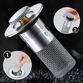 Universal Pop-Up Sink Drain Stopper