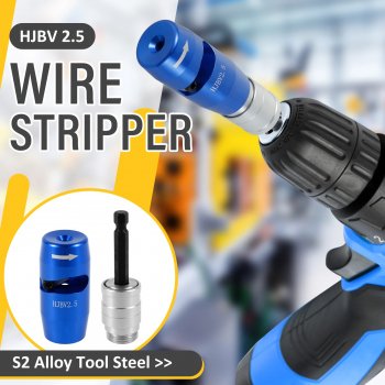 2-in-1 Electric Wire Stripper and Twister for Power Drill
