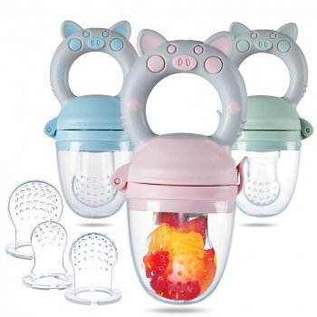 Silicone Fresh Food Nibbler Baby Feeder
