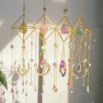 Stunning Crystal Wind Chime Sun Catcher