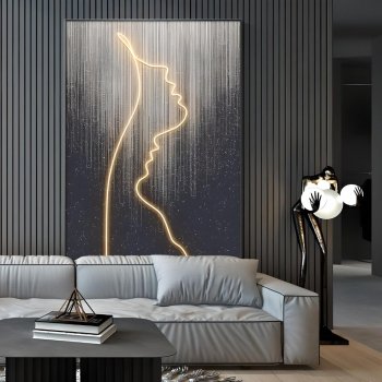 Modern Abstract Art LED Wall Light for Home Decor