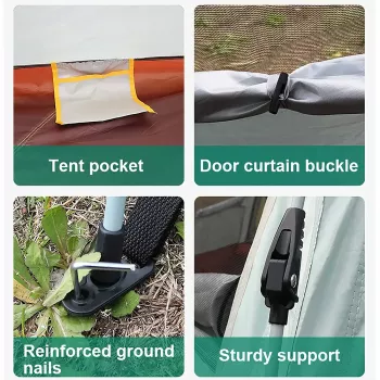 Ultralight Waterproof 4-Season Automatic Tent for 3-8 Persons: Perfect for Outdoor Adventures