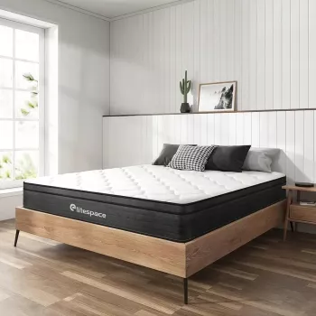 10 Inch Grey Memory Foam Hybrid Full Mattress