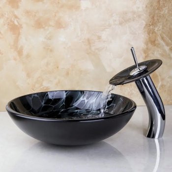 Glass Vessel Sink Faucet Combo