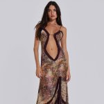 Stunning Halter Backless Maxi Dress