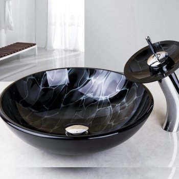 Glass Vessel Sink Faucet Combo