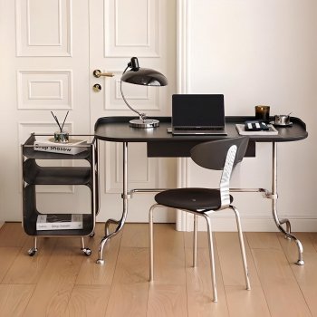 Multi-Purpose Stainless Steel Bauhaus Desk for Home and Office