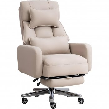Luxury Swivel Executive Chair with Footrest and Ergonomic Design