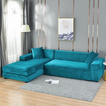 Luxurious Velvet Stretch Sofa Cover