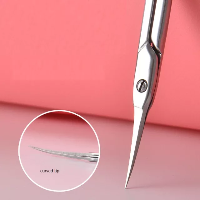 Professional Stainless Steel Curved Tip Cuticle Scissors