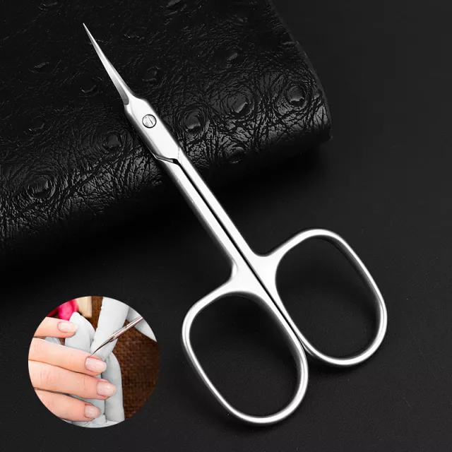 Professional Stainless Steel Curved Tip Cuticle Scissors