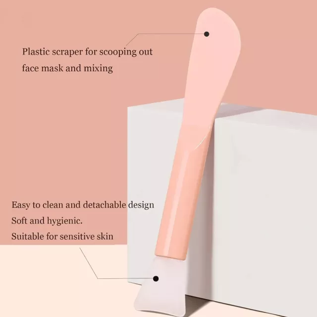 Double-Ended Silicone Face Mask Brush for Easy Skincare Application