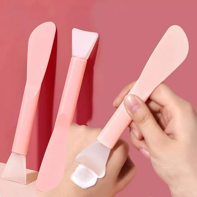 Double-Ended Silicone Face Mask Brush for Easy Skincare Application - Image 9