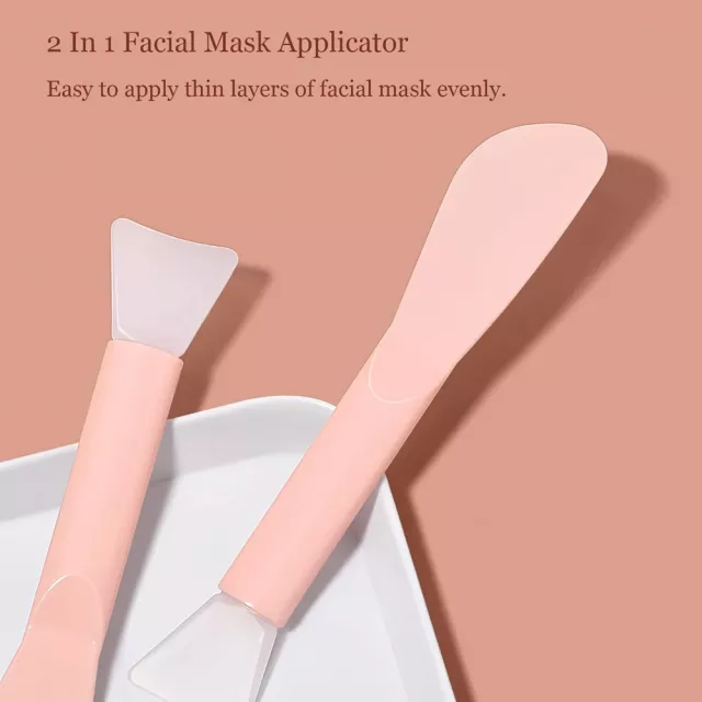 Double-Ended Silicone Face Mask Brush for Easy Skincare Application - Image 8