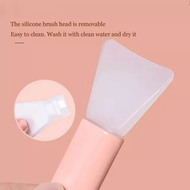 Double-Ended Silicone Face Mask Brush for Easy Skincare Application - Image 6