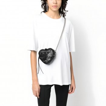 Elegant Heart Small Tote Handbag