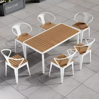 Minimalist Modern Wooden Dining Set