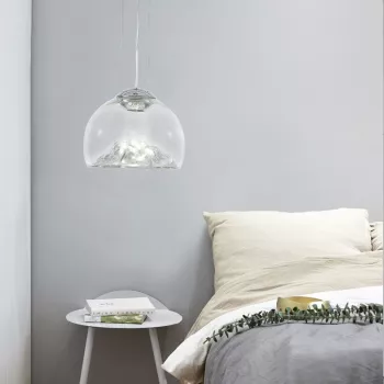 Modern Electroplated Glass Pendant Lamp