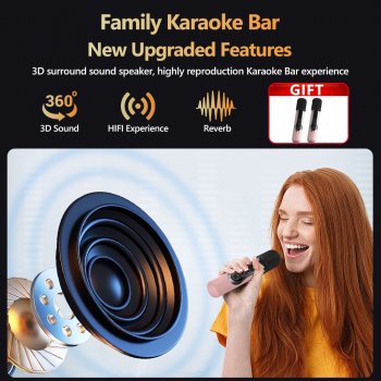 4K Ultra HD Smart WiFi Projector with Karaoke