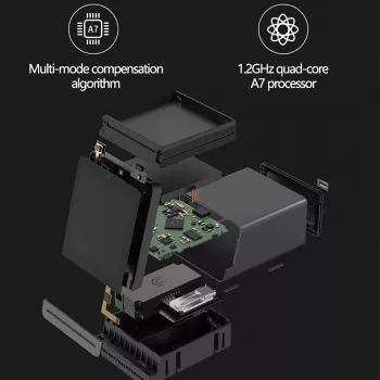 Smart Home Air Quality Monitor with Touch Screen and CO2 Sensor