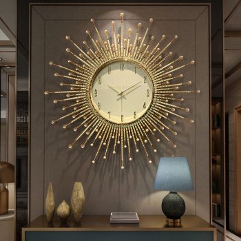Luxury Sunburst Wall Clock
