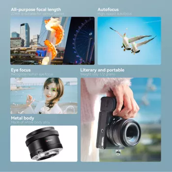 27mm F2.8 APS-C Auto Focus Prime Lens