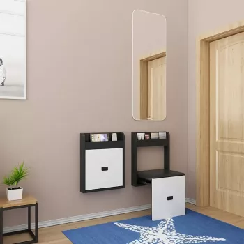 Space-Saving Ultrathin Wall-Mounted Stool