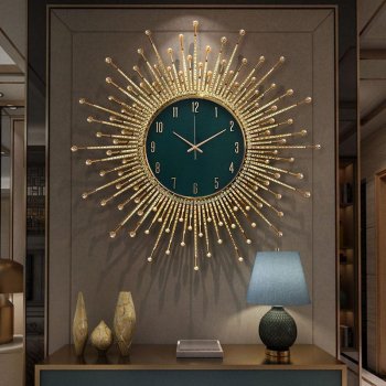 Luxury Sunburst Wall Clock