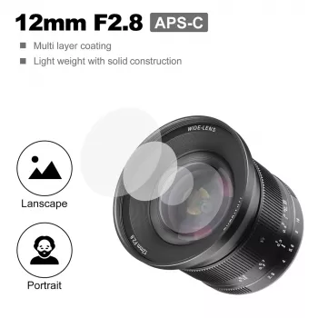 12mm F2.8 APS-C Super Ultra Wide Angle Lens