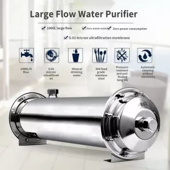 Stainless Steel 3000L Ultrafiltration Water Purifier - Kitchen Direct Drinking System