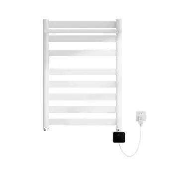 Smart Home Towel Rack with LED Touch Control and Heating