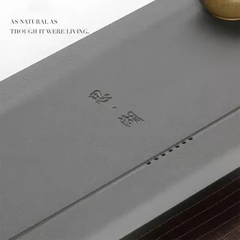 Elegant Black Stone Kungfu Tea Tray